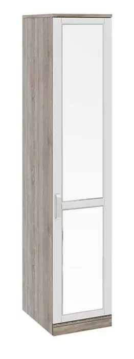 Шкаф-пенал с зеркалом правый Прованс дизайн 1