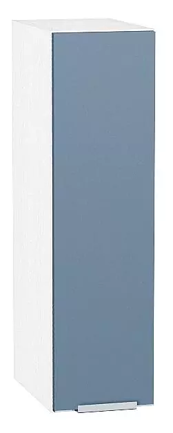 Шкаф верхний бутылочница Фьюжн 720х200 Silky Blue/Белый