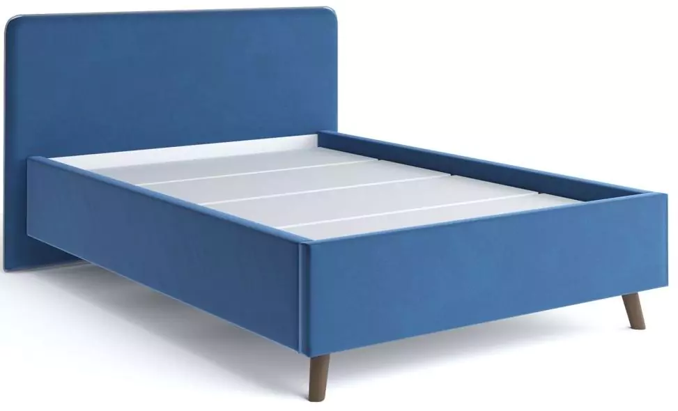 Интерьерная кровать Ванесса 140 с мягкой спинкой дизайн 3