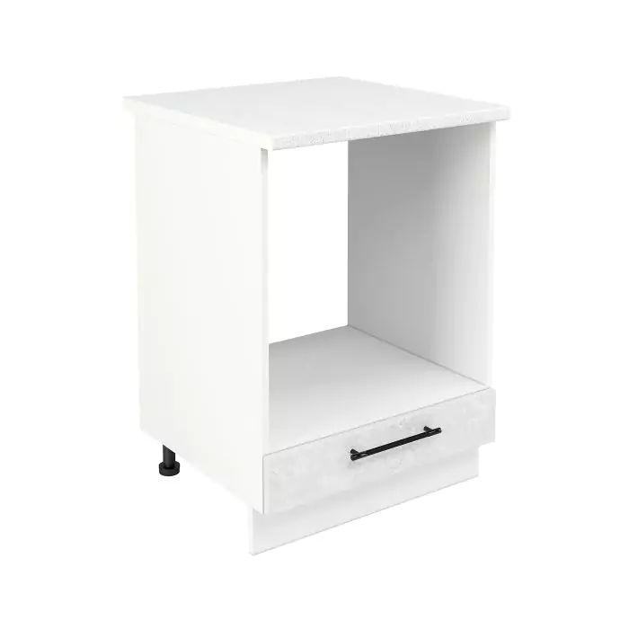 Шкаф нижний духовой ШНД 600 София Нувель (бетон белый)
