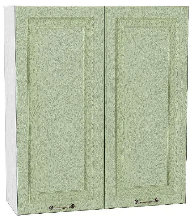 Шкаф верхний с 2-мя дверцами Ницца 920х800 Дуб оливковый/Белый