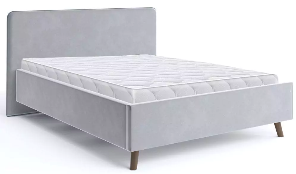 Интерьерная кровать Ванесса 160 c Матрасом Divano Plain (НПБ) дизайн 1