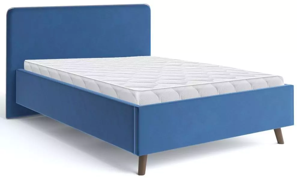 Интерьерная кровать Ванесса 160 c Матрасом Divano Plain (НПБ) дизайн 2