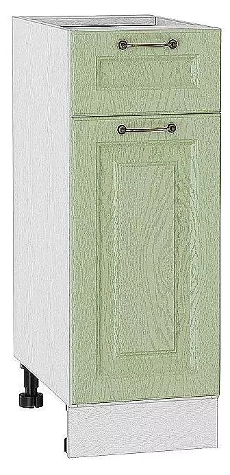 Шкаф нижний с 1-ой дверцей и ящиком Ницца 300 Дуб оливковый/Белый