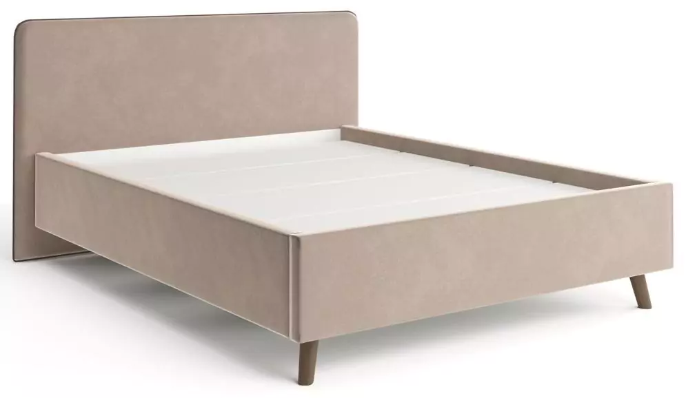 Интерьерная кровать Ванесса 160 с мягкой спинкой дизайн 2