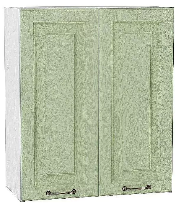 Шкаф верхний с 2-мя дверцами Ницца 720х600 Дуб оливковый/Белый