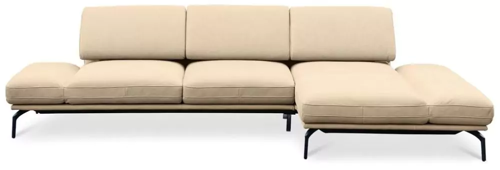 Кожаный диван с оттоманкой Рузвельт дизайн 4