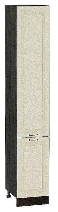 Шкаф пенал с 2-мя дверцами Ницца 400Н (для верхних шкафов высотой 920) Дуб крем/Венге