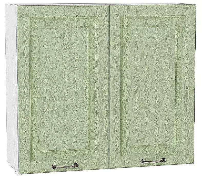 Шкаф верхний с 2-мя дверцами Ницца 720х800 Дуб оливковый/Белый