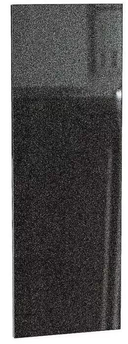 Торцевой фасад Валерия-М для верхнего шкафа Ф-93Н Черный металлик
