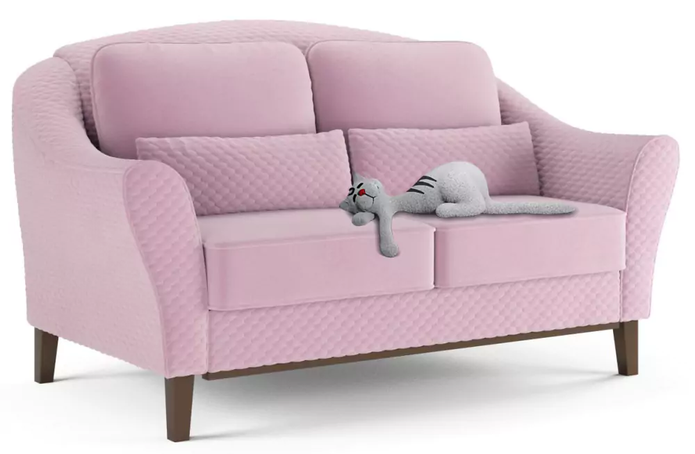 Диван-кровать Монреаль розовый