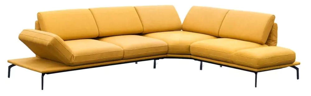 Кожаный угловой диван Рузвельт дизайн 1