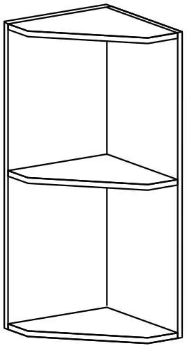 Верхняя угловая полка ШВПУ 300 арт153