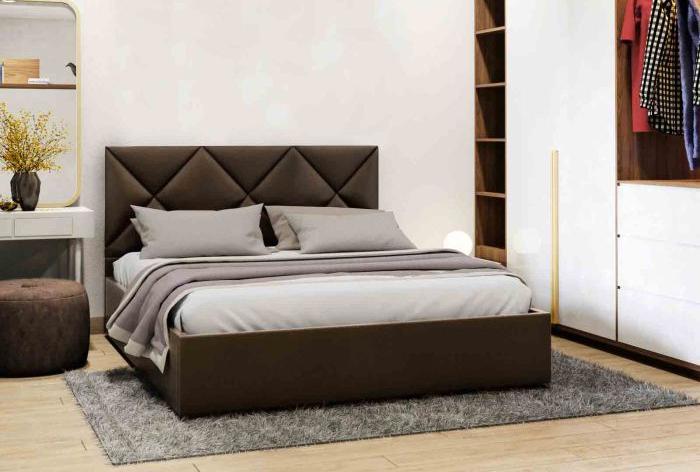 Кровать двуспальная Афина 6 160 с ПМ дизайн 1