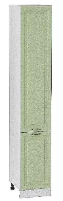 Шкаф пенал с 2-мя дверцами Ницца 400Н (для верхних шкафов высотой 920) Дуб оливковый/Белый
