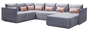 Угловой диван «Чилетти» П-образный Еврокнижка 