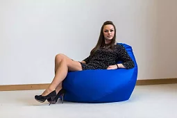 Кресло-мешок Фьюжн Синее Без механизма Синий