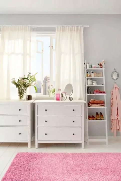 Комод с 3 ящиками HEMNES, Белый