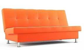 Прямой диван Марсель Бомонд Клик-кляк Оранжевый