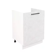 Шкаф нижний под мойку ШНМ 600-1 Нувель (бетон белый) 