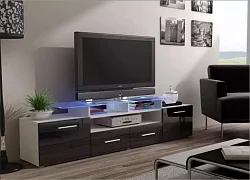 Тумба ТВ Европа (Модерн 8) с подсветкой мдф глянец 