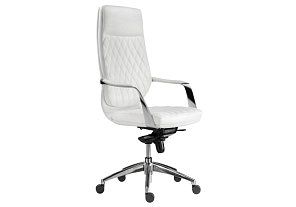 Компьютерное кресло Isida white / satin chrome 