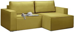 Угловой диван Чикаго Еврокнижка Желтый