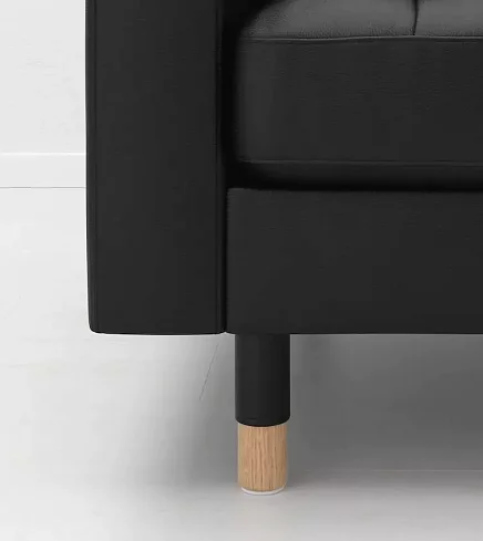Кожаное кресло Морабо, Черный
