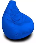 Кресло-мешок синее однотон 