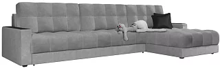 Угловой диван Босс Макс Еврокнижка Серый