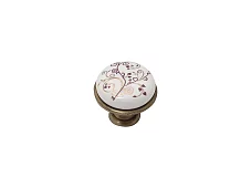 Ручка кнопка мебельная KF01-04 Коричневый
