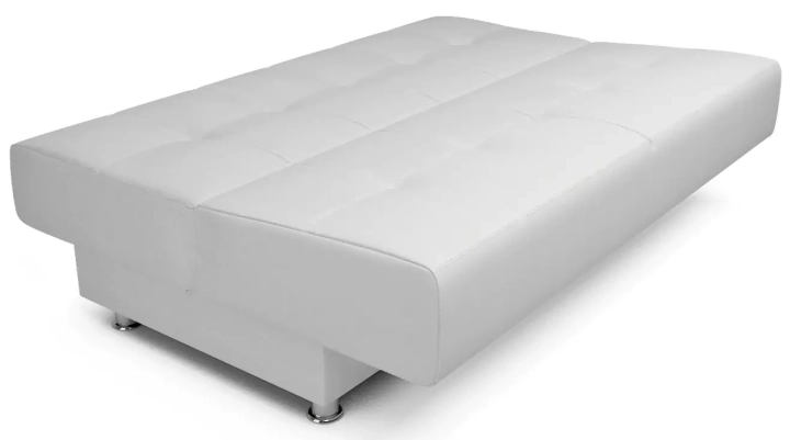 ф50а Прямой диван Мария - экокожа белая 4