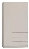 Шкаф распашной Акация 3-дверный 1.2 м (кашемир) Бежевый 