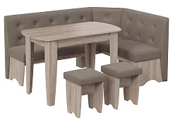Кухонный уголок Барселона Без механизма Бежевый
