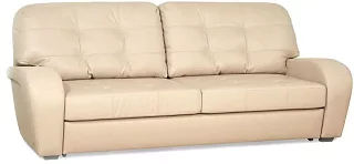 Кожаный диван Монреаль Дельфин Бежевый