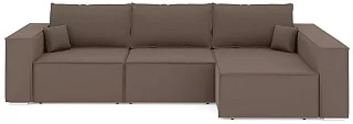 Угловой диван Фостер Лофт Еврокнижка Коричневый