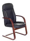 Кресло Бюрократ T-9923 Walnut-AV дизайн 1 Черный