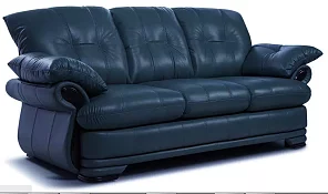 Кожаный диван Фортуна 3 Американская раскладушка 