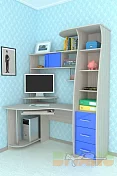 Компьютерный стол угловой Мебелеф-21
