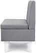 Прямой диван Лео (Сканди), Серый