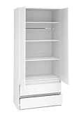 Шкаф Айден ШК06-900 (белый)+Комод Айден КМ06-800 (белый) Белый 
