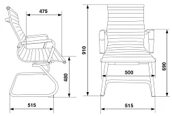 Кресло Бюрократ CH-883-Low-V Бежевый