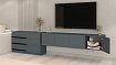 Комплект в гостиную Бастион 3.3 м, Серый