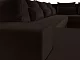Угловой диван Мэдисон - П микровельвет коричневый фото3