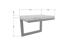 Полка Айсберг Лофт 02/40 Коричневый