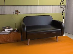 Прямой диван Бержер Без механизма 