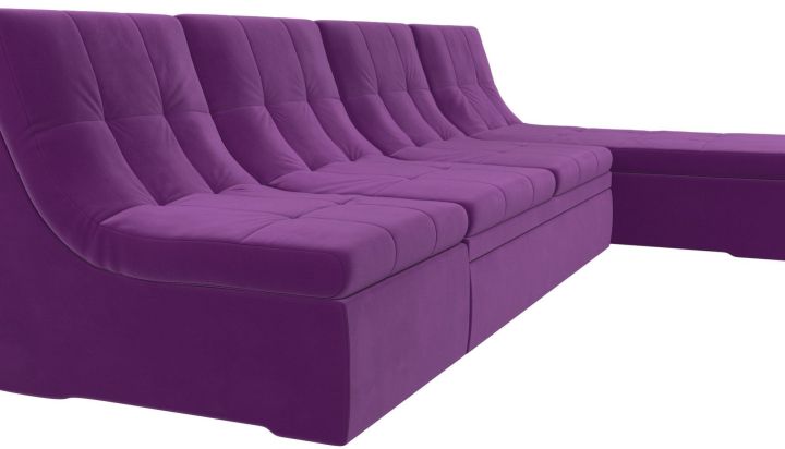 ф13 Модуль кресло Холидей микровельвет фиолетовый 1