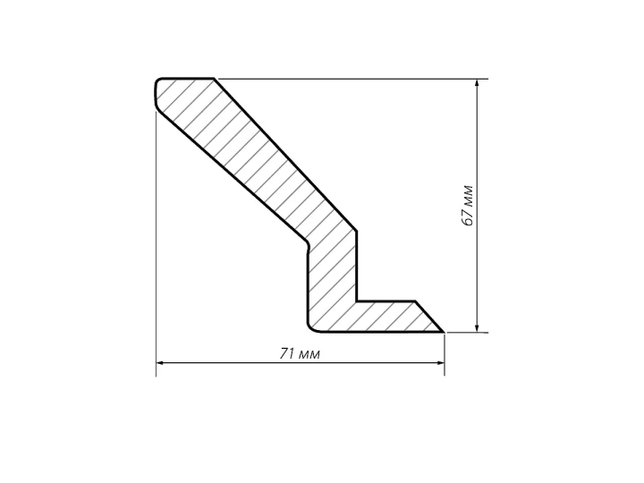 ф208а Декоративный карниз