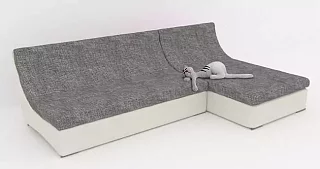Модульный диван Релакс Монреаль пума Пума Серый