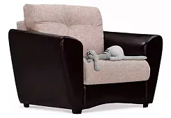 Кресло Амстердам Без механизма Коричневый